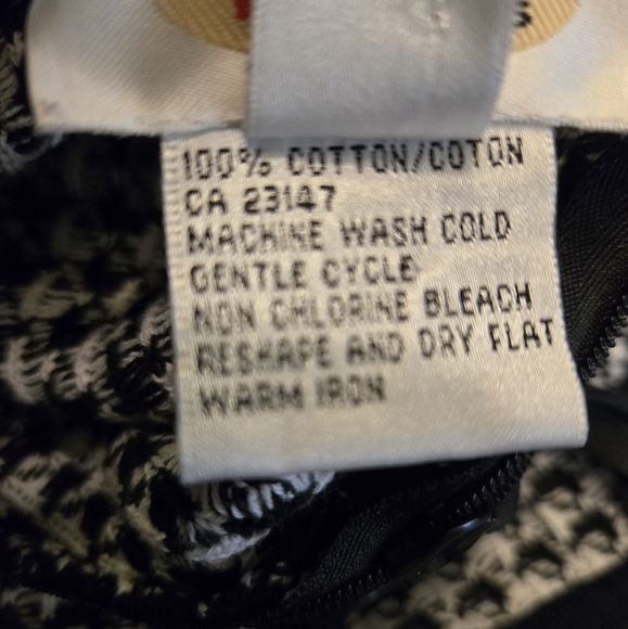 Talbots Houndstooth Short Sleeve Sweater - Picture 6 of 6